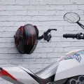 Kitchen Cabinet Shelf Wall Mount Hooks Motorcycle Helmet Hook Racks Helmet Display Hanger Stand Wall-Mounted Storage Holder. 