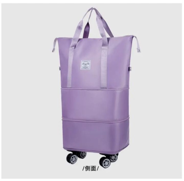 Trolley%20Large%20Capacity%20Folding%20Travel%20Bag%20%7C%20luggage%20bag%20with%20wheels%20Lightweight%20Waterproof%20Carry%20on%20Luggage%20Bag%20with%20Fixed%20Strap%20%7C%20Dry%20and%20Wet%20Separation%20Foldable%20Travel%20Duffel%20Bag%20-%20Image%209