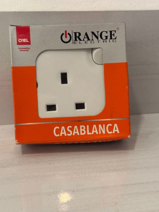 13A PLUG BASE - ORANGE PLUG BASE - ORANG 13A PLUG BASE