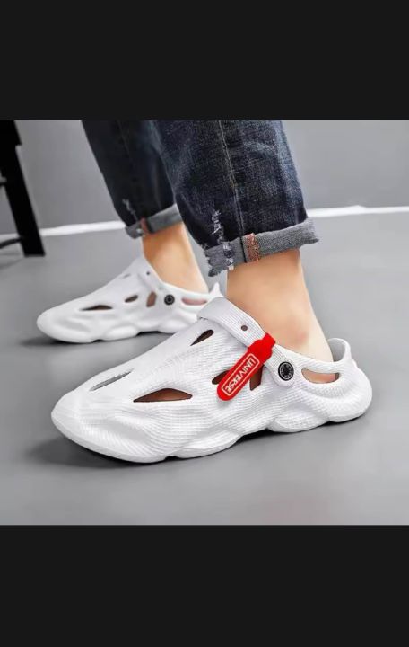 White Crocs For Men's Soft And Comfortable