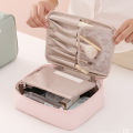 New Women's Portable Travel Cosmetics Storage Bag with Large Capacity Waterproof Girl Makeup Bag Women's Washing Bag Organizer. 