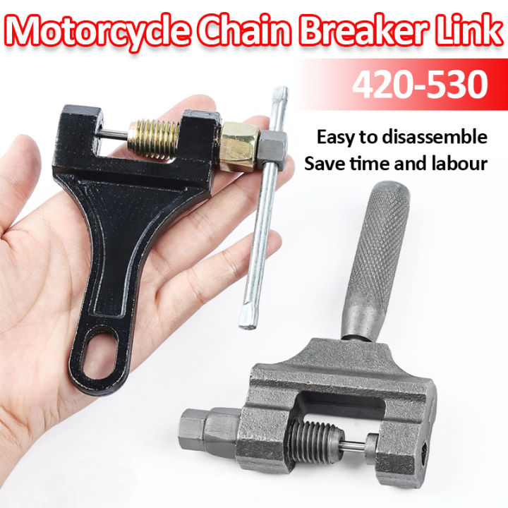 420-530 Motorcycle Chain Breaker Link Removal Splitter Chain Cutter Riveting Tool for Bicycle Tricycl