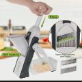 Best Vegetable cutter and spring slicer -Multifunctional hight quality ABS Vegetable and fruit slicer -precision mandoline slicing Made Effortless. 