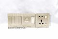 Wener Gang Switch Standard Value Pack: 4 Gang+ Fan Dimmer+13A 5 pin Multi Socket+3 gang Plastic Back Cover..