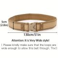 Men's Belt Outdoor Belt Oxford Cloth Belt Mountaineering Belt Nylon Wide Waist Belt Work Belt Neutral Belts.