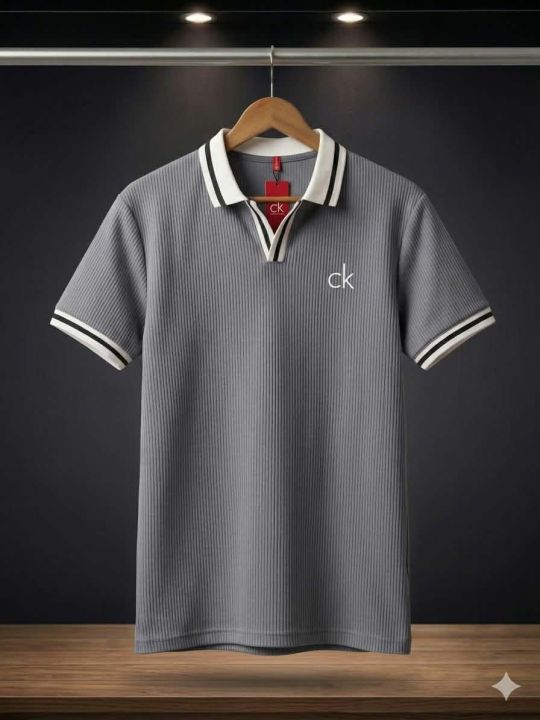 Stylish Men’s Polo T-Shirt Slim Fit Casual Wear Cotton Blend Polo Shirt