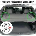 2PC For Ford Focus M K3 Hatch Parcel Shelf Tray Cover Strap String Clip for Hatchback 2012-2017 1930212 1693266. 