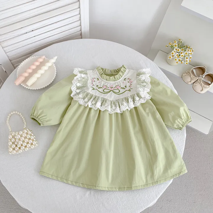 2026%20New%20Spring%20Kids%20Princess%20Dresses%202-6Yrs%20Long%20Sleeved%20Cotton%20Embroidery%20Baby%20Girl%20Party%20Newborn%20Sweet%20Dress%20Children%20Clothes%20-%20Image%204
