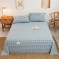 Bed Sheet Cover Solid Twin Size Bed Sheets Beds Fabric Single Double Sheet Home Sheets for Bed Flat Bed Sheet - 120x210cm.