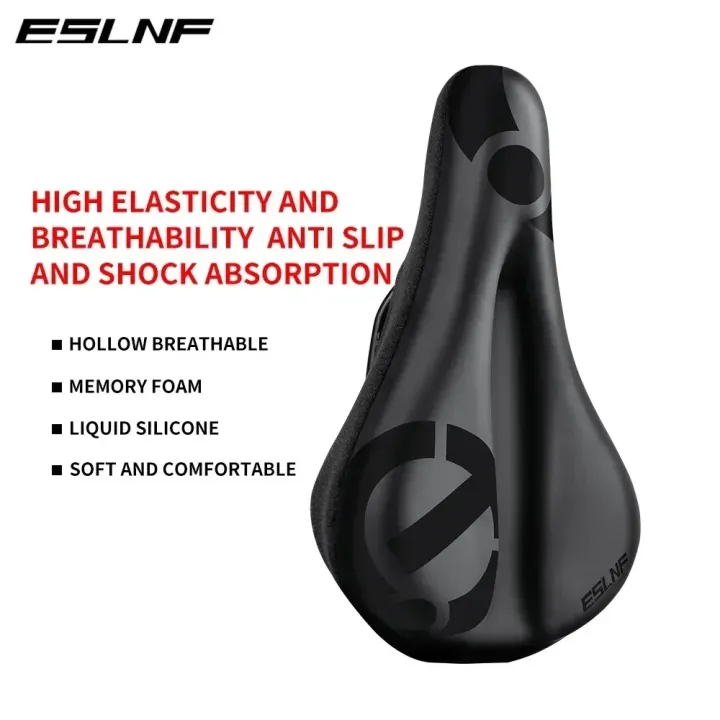 ESLNF%20Gel%20Soft%20Bike%20Anti-slip%20Waterproof%20Saddle%20Cover%20Cushion%20Padded%20Sport%20Bicycle%20Outdoor%20Shock%20Absorption%20Padded%20Seat%20Cover%20-%20Image%202