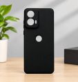 Motorolla Moto G Stylus 5G 2024 Matte Black Soft Silicone TPU Back Cover – Slim Shockproof Case. 
