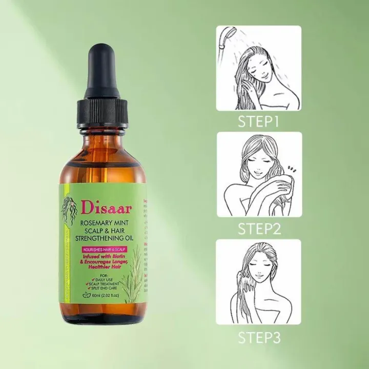 Disaar%20Rosemary%20Mint%20Scalp%20And%20Hair%20Strengthening%20Oil%2060ml%20-%20Image%205