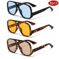 Car Sunglasses 1/3pcs Oversized Double Bridges Sun Glasses Fashion Outdoor Driving Brand Shades Goggles Travel UV400 Glasses. 