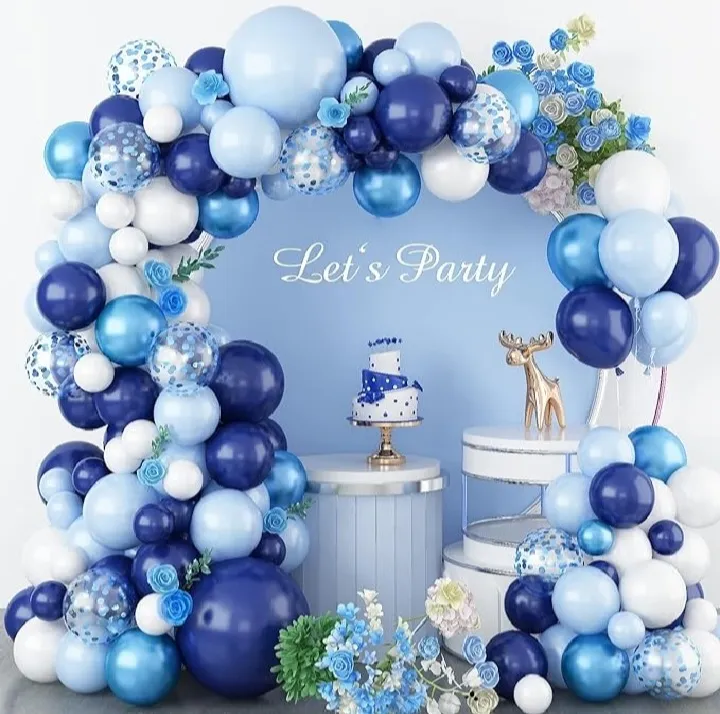 Blue Theme complete set 50pes Mega Pack Garlentap Arch Kit wedding Birthday party Decorations