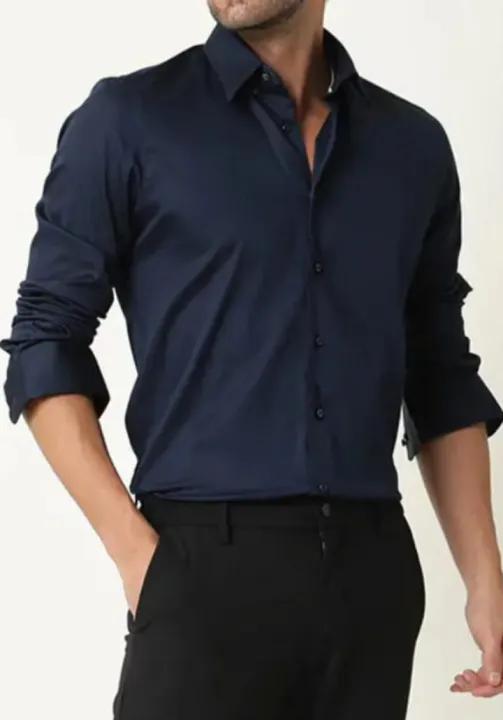 Navy%20Blue%20Long%20sleeve%20Casual%20Shirt%20for%20Men%20-%20Image%202