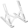 Multi-position Foldable & Portable Laptop Stand / Tablet Stand Premium Quality (Plastic Material). 