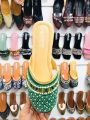 Girls Beautiful Gorgeous Rajsthani Half Nagra Shoes | Half Nagra.