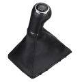 6 Speed Gear Knob Stick Gaiter Replacement for Vauxhall Astra 2005-2010 Opel Corsa D 2005-2010 Opel Zafira B 2005-2010.