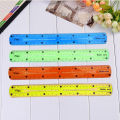 Plastic ruler flexible twist soft ruler student stationery random pattern 30 cm. 