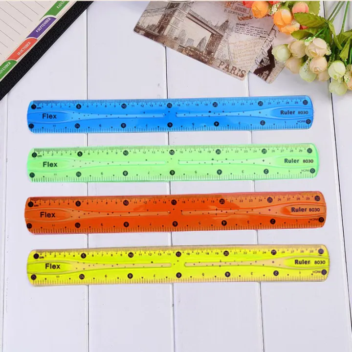 Plastic%20ruler%20flexible%20twist%20soft%20ruler%20student%20stationery%20random%20pattern%2030%20cm%20-%20Image%202