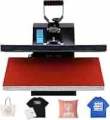16x24 Inch Flat Heat Press Machine High-performance heat press for custom printing on T-shirts, hoodies, bags, and more. Features a large 16x24 inch plate, dual digital displays, adjustable pressure, swing-away design, and Teflon-coated surface. 