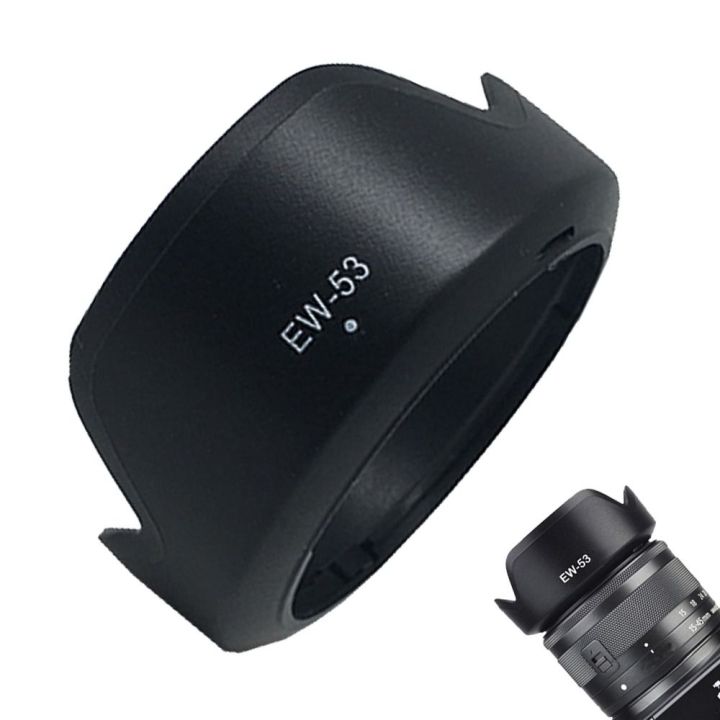 EW-53%2049mm%20Lens%20Hood%20Reversible%20Camera%20Lente%20Accessories%20for%20%20EOS%20M10%20EF-M%2015-45%20mm%20f/3.5-6.3%20IS%20STM%20Lens%20-%20Image%204