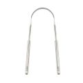 1/2/3Pcs Reusable Stainless Steel Useful Tongue Scraper Cleaner Fresh Breath Cleaning Coated Tongue Oral Hygiene Care Tools.