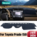 For Toyota Land Cruiser Prado 150 J150 2010-2018 2019 2020 Car Dashboard Cover Avoid Light Pad Anti-UV Carpets Non-Slip Mats. 