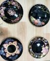 Marble Tea Set Black Gemya 24 Pcs Premium Quality Imported 6 Persons Serving. 