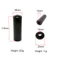 VOLE Universal BMX Freestyle Bike Foot Pegs Gasket Footrests 10mm Front/14mm Rear Compatible with Both Front and Rear Wheels. 