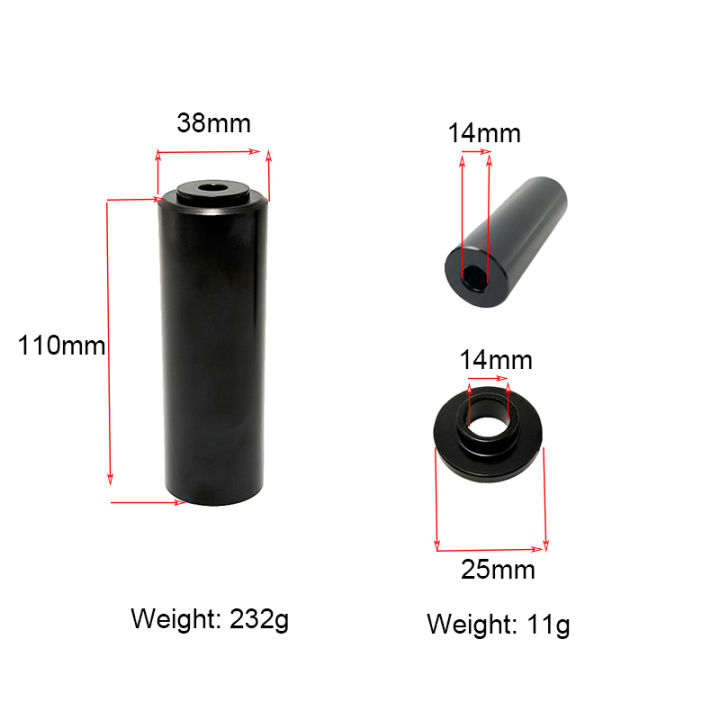 VOLE%20Universal%20BMX%20Freestyle%20Bike%20Foot%20Pegs%20Gasket%20Footrests%2010mm%20Front/14mm%20Rear%20Compatible%20with%20Both%20Front%20and%20Rear%20Wheels%20-%20Image%203