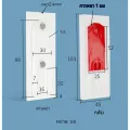 Lizard-proof window gap cover wind block window seal for sliding door (1 set with 4 PCs top and bottom). 