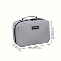Men's Double Open Makeup Storage Bag Portable Zipper Closure Makeup And Beauty Bag Business Travel Toiletries Organizer Bags. 