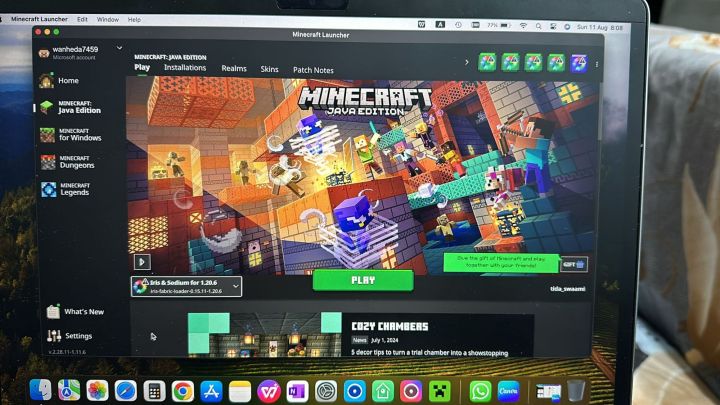 Minecraft Java and Bedrock Accounts