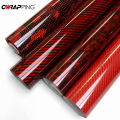 Red Series Car Sticker Vinyl Wrap for Motorcycle Vinyls High Glossy PET Adhesive Vinyl Carbon Fiber Christmas Car Wrapping Film. 