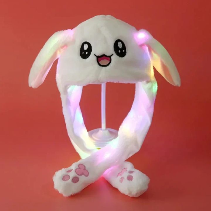 Glowing%20Rabbit%20Hats%20Children%20Plush%20Hat%20After%20Pressing%20The%20Paw%20The%20Ear%20Can%20Move%20Hair%20Band%20Decoration%20Prop%20Cosplay%20Adult%20Cute%20Hat%20-%20Image%205