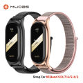 Strap For Mi Band 9 8 7 6 5 4 3 Nylon Watchband for Xiaomi Smart Band 8 Wristband for Mi Band 7 for Mi Band 6 Accessories. 