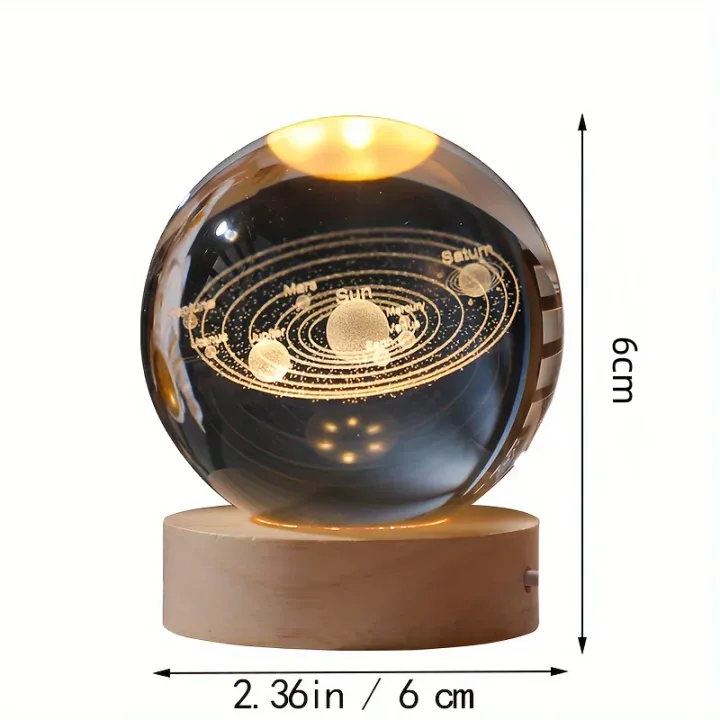 6/8cm%203D%20Crystal%20Ball%20Glass%20Planet%20LED%20Warm%20Night%20Light%20Laser%20Engraved%20Solar%20System%20Globe%20Universe%20Birthday%20Gift%20Wooden%20Base%20-%20Image%203