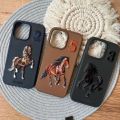 Santa Polo Luxury Leather Case for iPhone 11 to 15 Pro Max. 