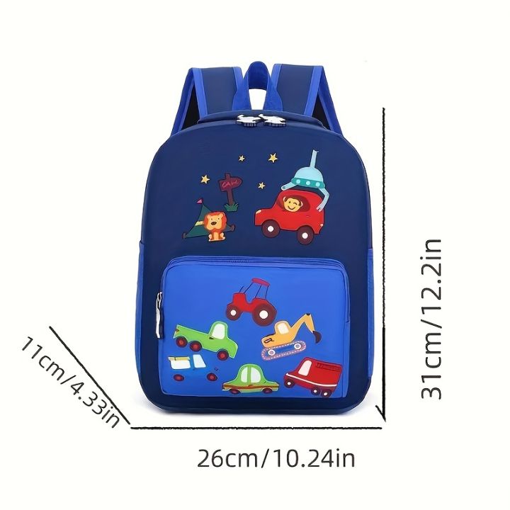 Lightweight%20Kids%20Backpack%20School%20Bag%20Children%20Cute%20Cartoon%20Animal%20Car%20Travel%20Rucksack%20Backpack%20For%20Kindergarten%20Boys%20Girls%20-%20Image%202