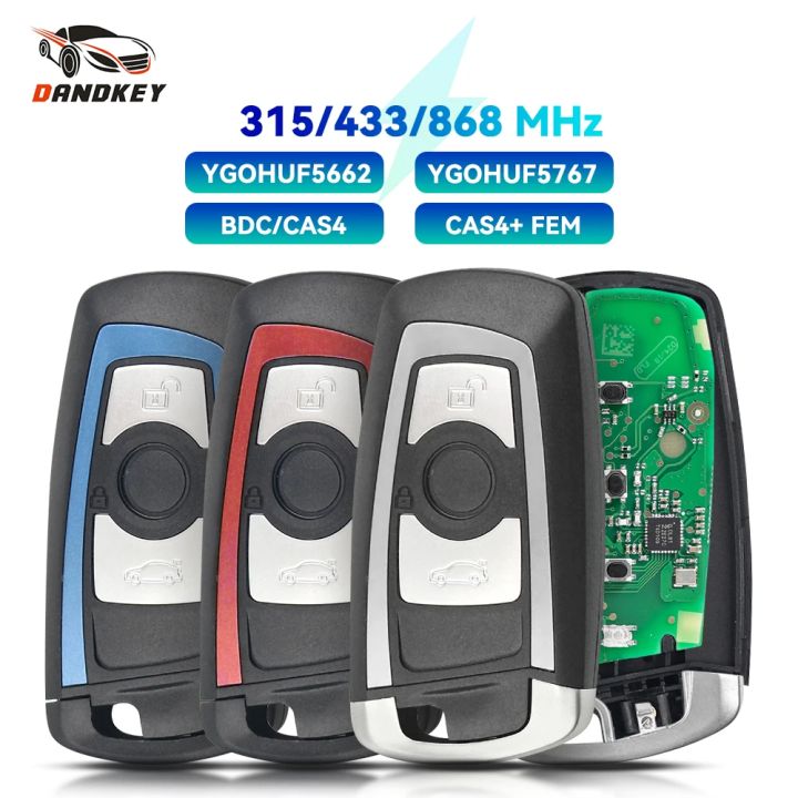 Dandkey 868MHz 315MHz 434MHz For BMW 5 7 F Series X5 X6 F20 F21 F30 F31 ...