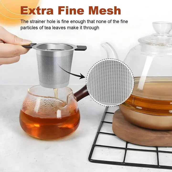 Leeseph%20Tea%20Infuser%20with%20Handle%20,%20Stainless%20Steel%20Tea%20Diffuser%20Fine%20Mesh%20Filters%20,%20Hanging%20On%20Teapots%20Mugs%20To%20Steep%20Loose%20Tea%20-%20Image%203