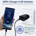Samsung 100% original 25W Super Fast Charger for Samsung,USB C Fast Charger and 5FT USB C to C Fast Charging Cable for Samsung Galaxy S21/S21+/S21 Ultra/S20/S20+/S20 Ultra/Note 20/Note 20 Ultra/Note 10/Note10+. 