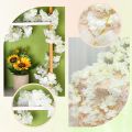 White Cherry Blossom String Light 20 LED Garland Artificial Flower Garland Vines Fairy Lights Flower Lights For Home Decoration Party Bedroom Curtain Room Decor White Cherry Blossom Flower String Lights For Mirror Room Wall Decor Lights Outdoor Lights.. 
