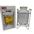 Glass Beverage Dispenser 5ltr With Tap. 