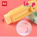M&G Eraser Pen Push Pull Sliding Plastic Sleeve Rubber. 