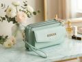Beautiful Leather Three Zipper and Pocket Long Clutch Wallet Fashion Smartphone Wallet Wristlet Zip Wallet for Women. 