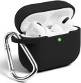 Airpods_pro 1,2(only cover)protective Silicon case/cover - 360 protection for your airpods_pro Anti Fall Protective Cover With Hook ( Case Only ). 