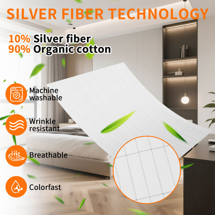 Grounding%20Mat%20Earthing%20Grounding%20Bed%20Sheet%20with%2010%25%20Silver%20Fiber%20&%2090%25%20Organic%20Cotton%20Natural%20Wellness%20and%20Healthy%20Earth%20Energy%20-%20Image%203