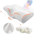 Memory Foam Bed Orthopedic Pillow Neck Protection Slow Rebound Memory Pillow Butterfly Shaped Health Cervical Neck. 